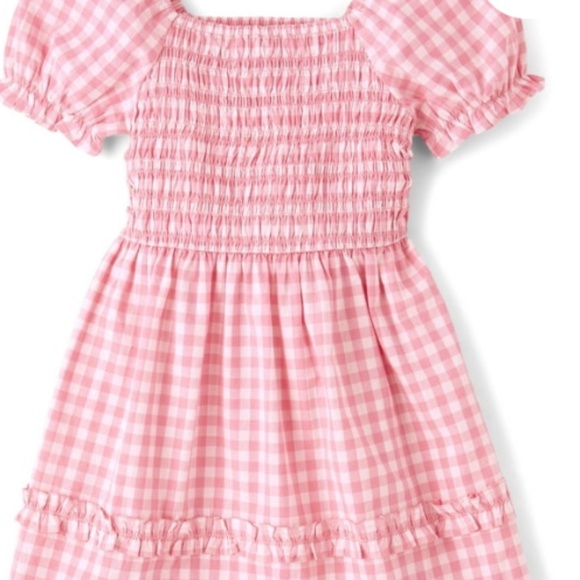 The Children’s Place Girls Pink Plaid Dress Size XXL (16) NWT - Picture 8 of 8